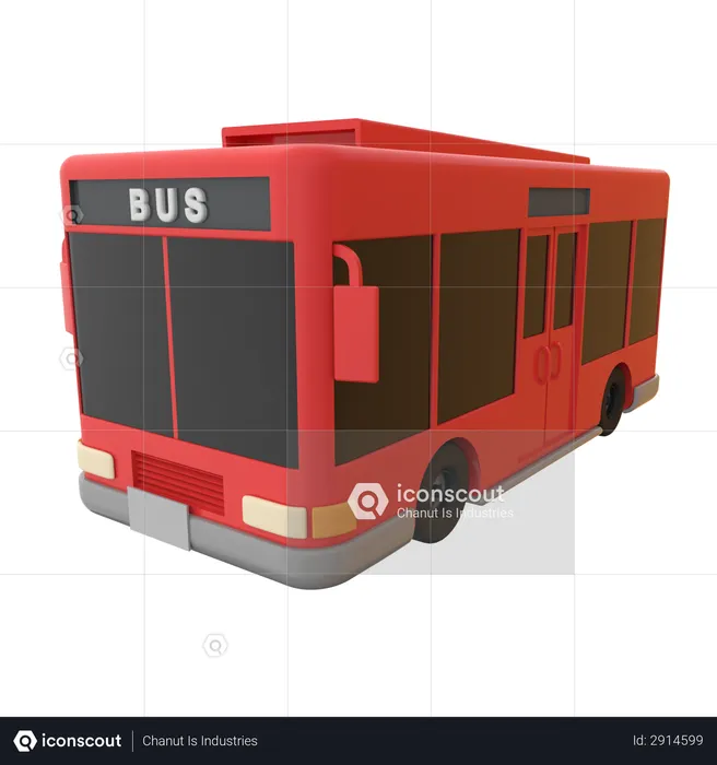 Autobús  3D Illustration