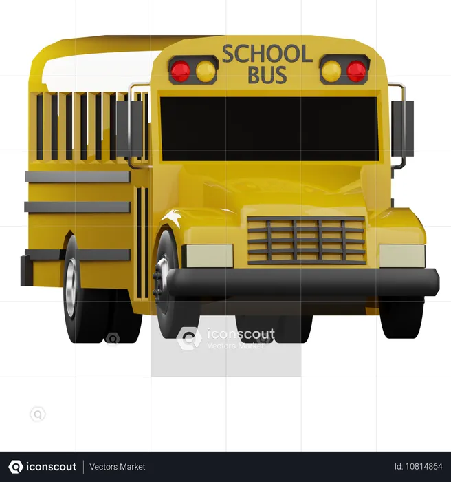 Autobús escolar  3D Icon