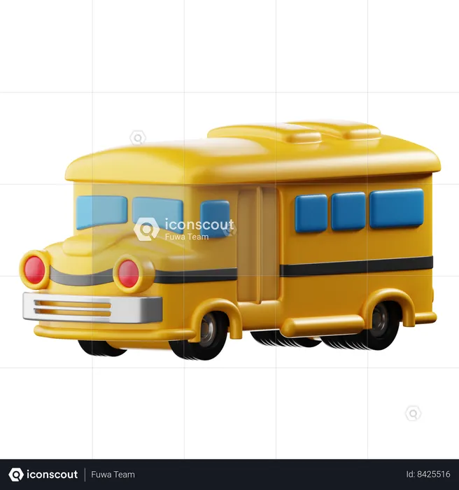 Bus scolaire  3D Icon