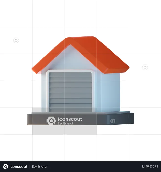 Autogarage  3D Icon