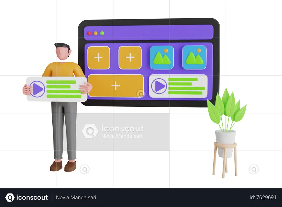 Automated Testing Framework  3D Icon