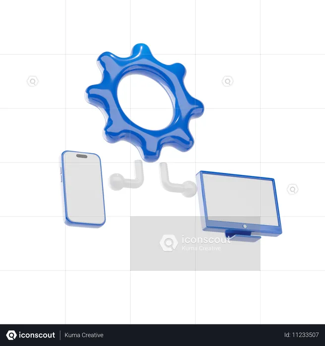 Automation Settings  3D Icon