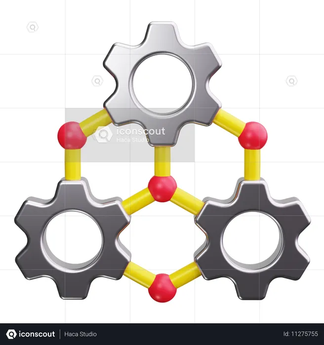 Automatización  3D Icon