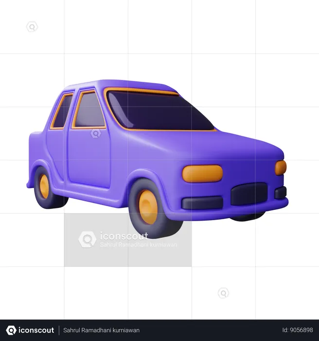 Automobile  3D Icon