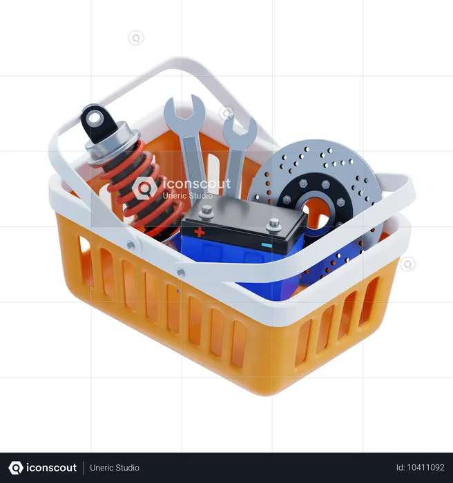 Automotive Aftermarket  3D Icon