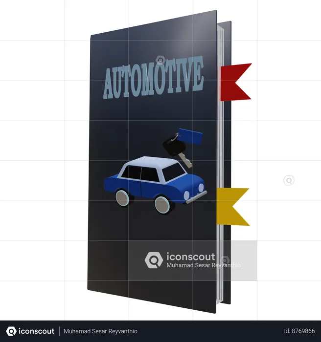 Automotive Book  3D Icon