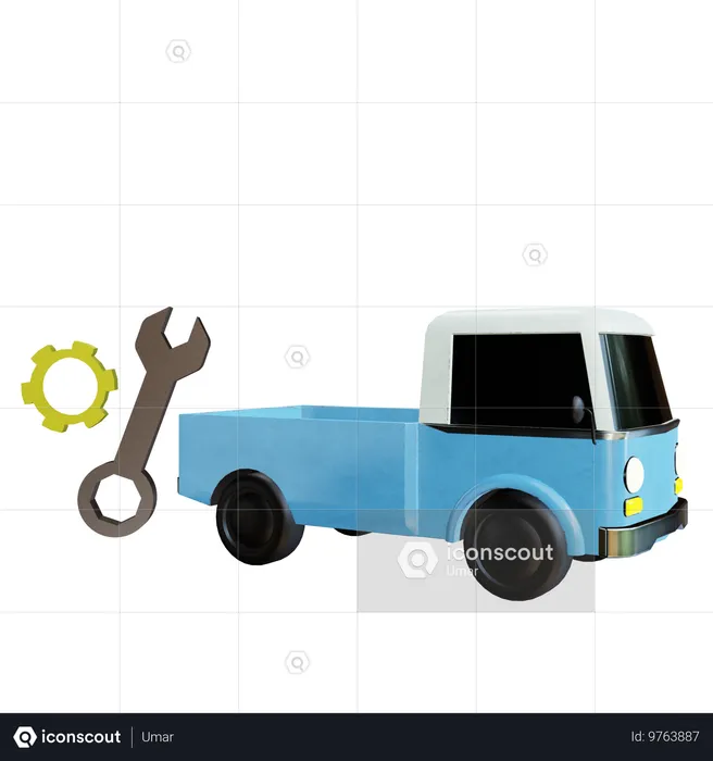 Autoreparatur  3D Icon