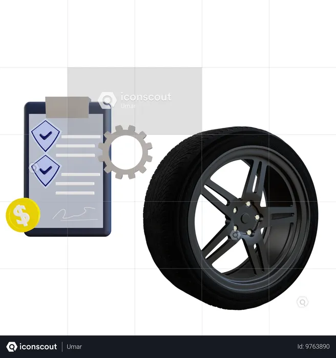 Autoreparatur  3D Icon