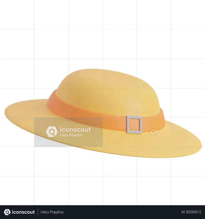 Autumn Hat  3D Icon