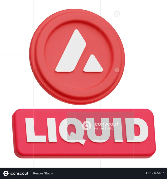 Líquido de avalancha  3D Icon