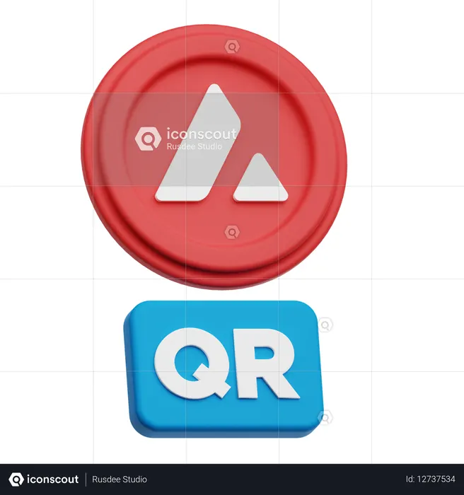 Avalancha qr  3D Icon