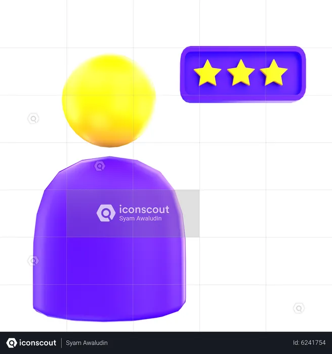 Avaliação do utilizador  3D Icon