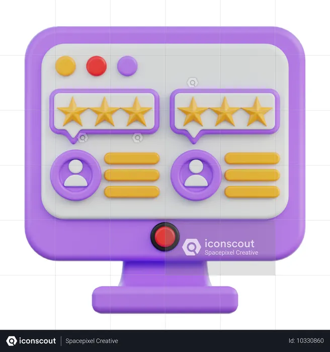 Avaliações  3D Icon