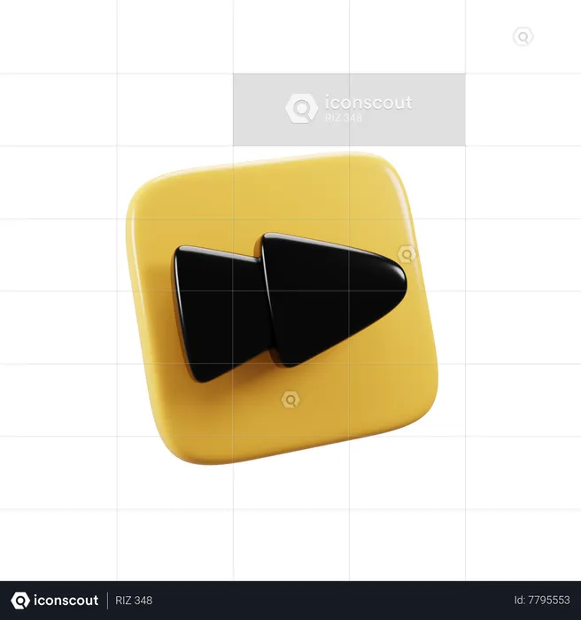 Avance rápido  3D Icon