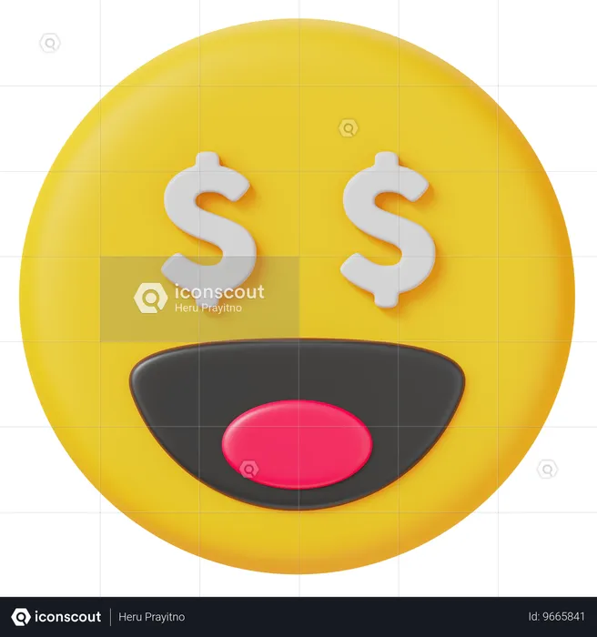 Codicia Emoji 3D Icon