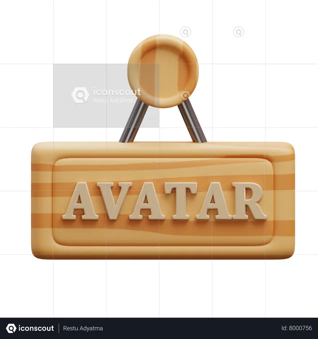 Avatar Board  3D Icon