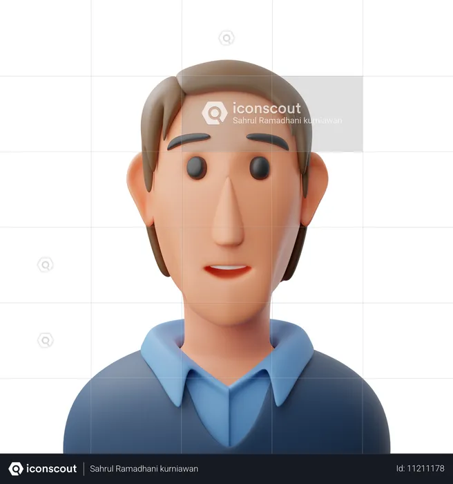 Avatar de empresario  3D Icon