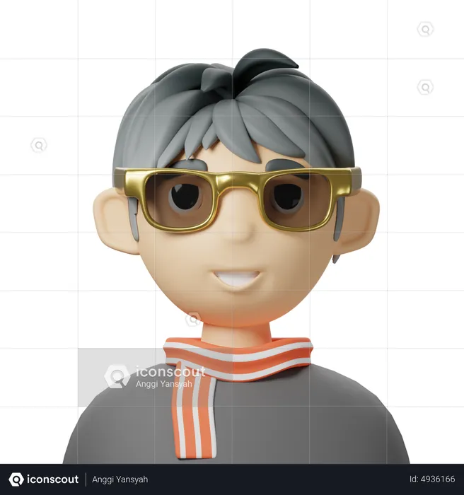 Avatar de designer de moda  3D Icon