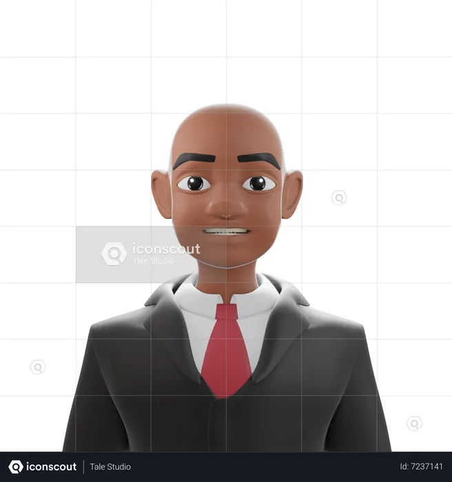 Avatar de empresario  3D Icon