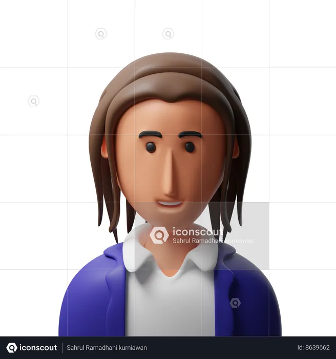 Avatar de estudiante  3D Icon