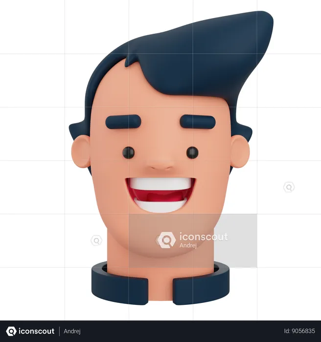 Avatar masculin  3D Icon