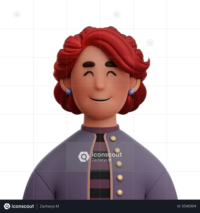 Mulher  3D Icon