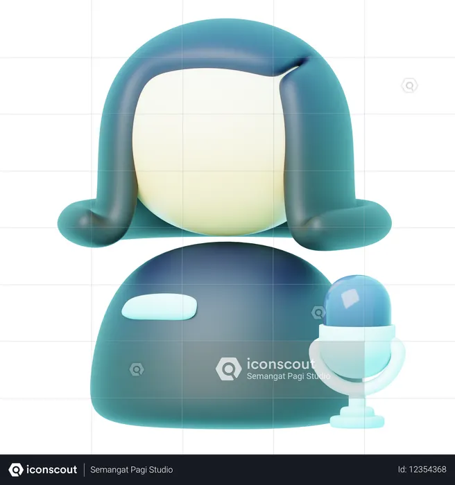 Avatar-Reporter  3D Icon