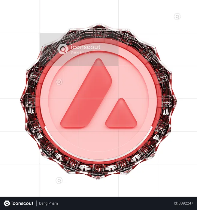 AVAX  3D Icon