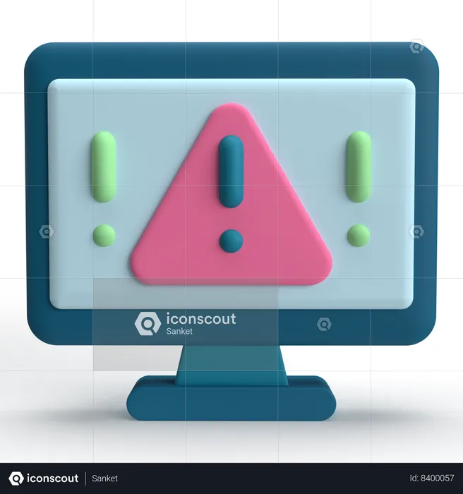 Avertissement  3D Icon