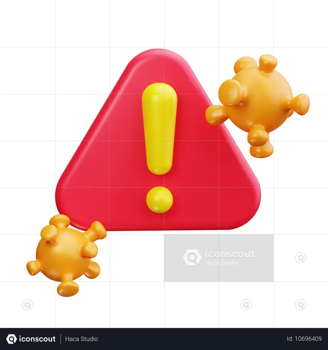 Avertissement d'allergie  3D Icon