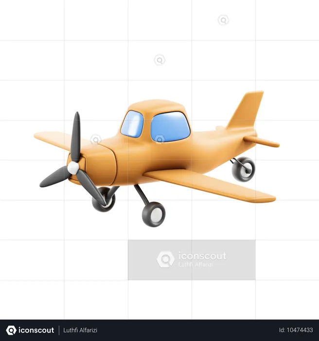 Avião de fazendeiro  3D Icon