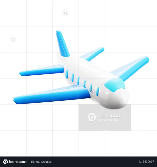 Avion  3D Icon