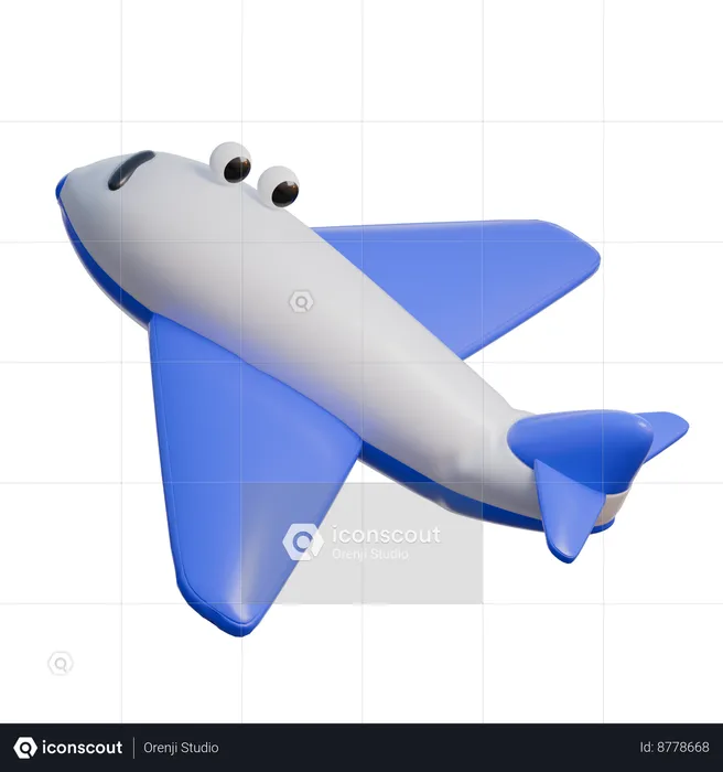 Avion  3D Icon