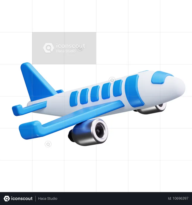 Avion  3D Icon