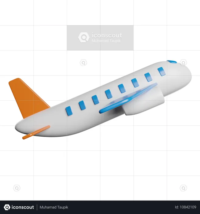 Avion  3D Icon