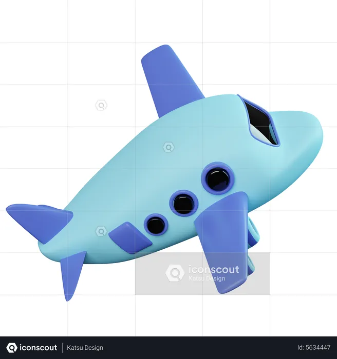 Avion  3D Icon