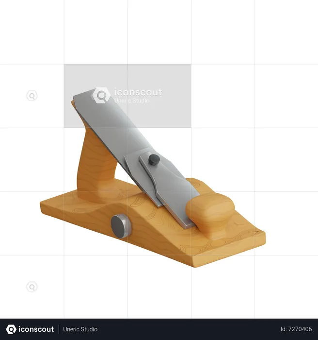Avión de madera  3D Icon