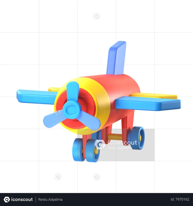 Jouet d'avion  3D Icon