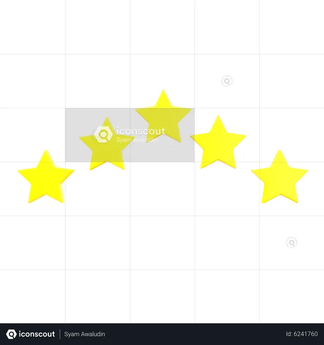 Avis cinq étoiles  3D Icon
