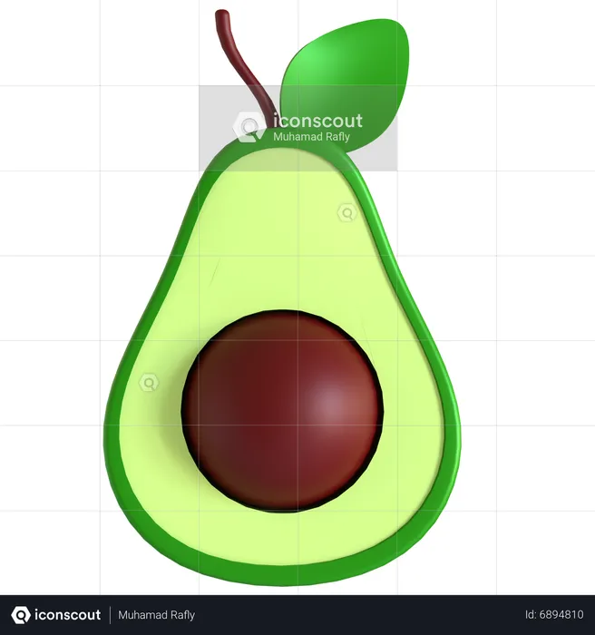 Avocado  3D Icon