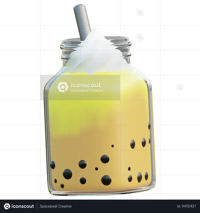Avocado milkshake  3D Icon
