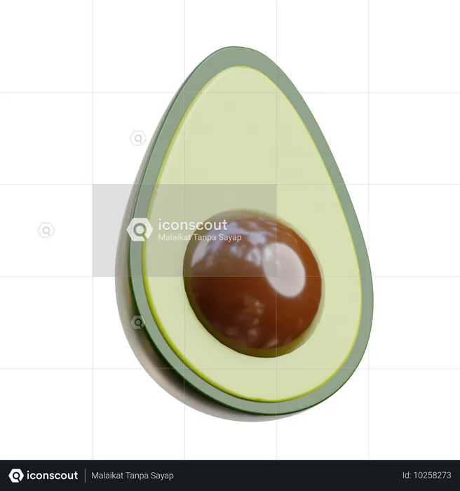 Avocados  3D Icon