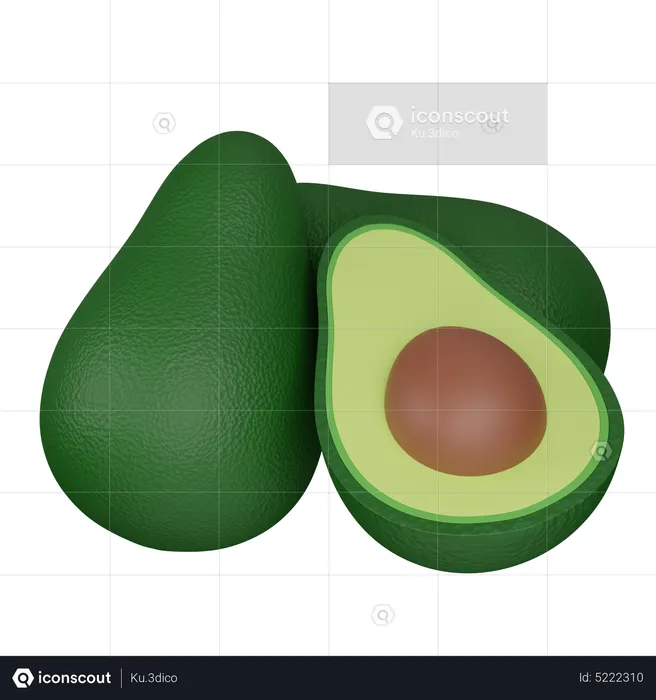 Avocats  3D Icon