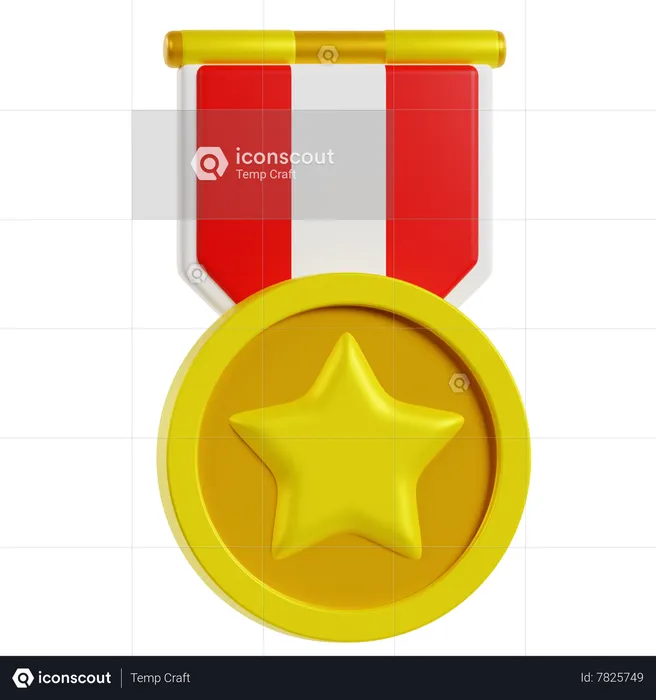 Award Badge  3D Icon