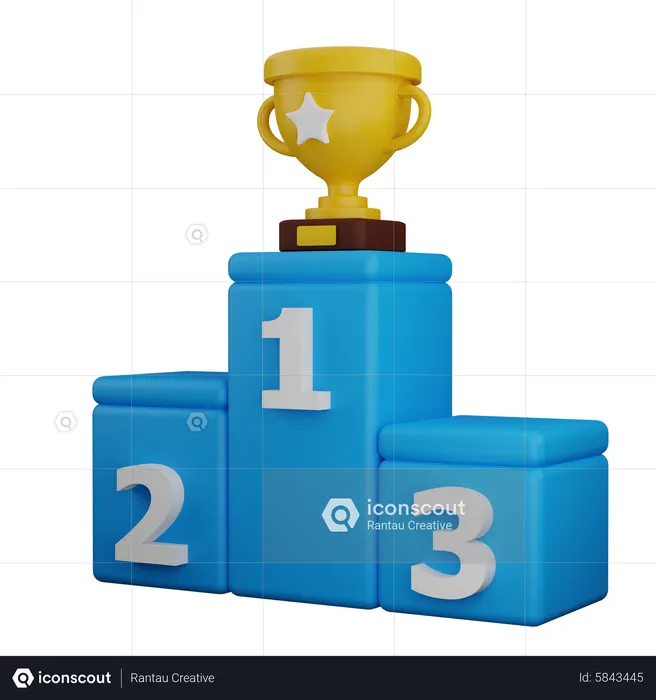 Award Podium  3D Icon