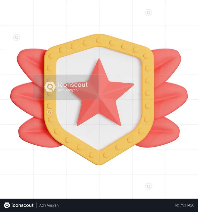 Award Shield  3D Icon