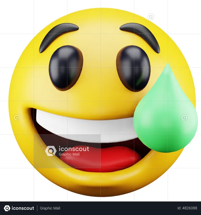 Awkward Emoji Emoji 3D Icon