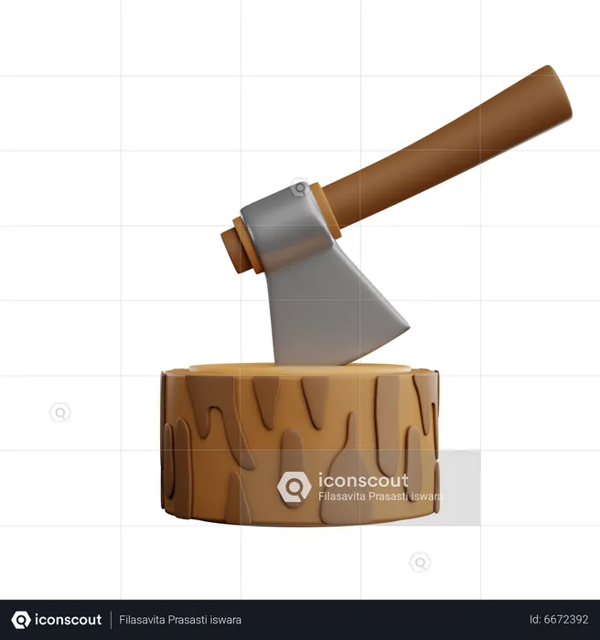 Axe  3D Icon