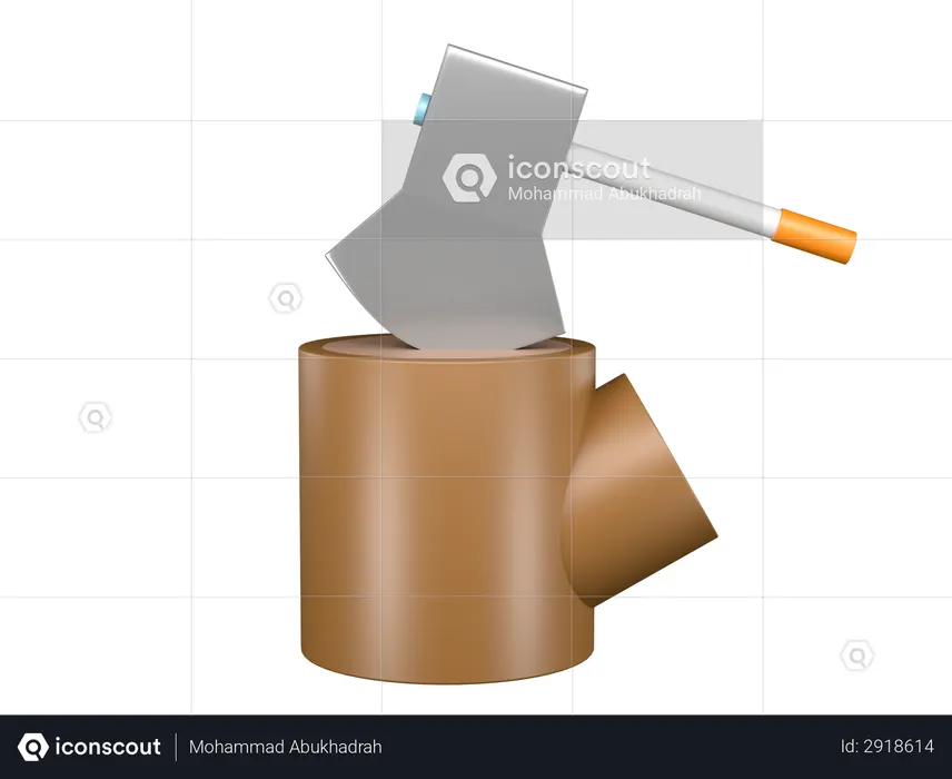 Axe  3D Illustration