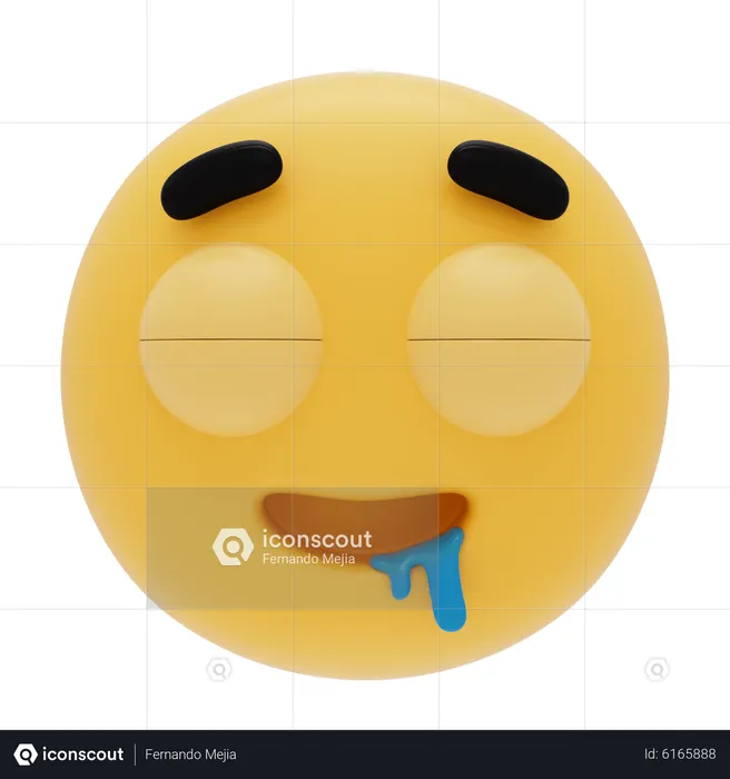 Emoji babeando Emoji 3D Icon